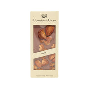 Ruby chocolate strawberry gourmet bar in cream box with butterfly logo
