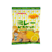NOMURAIRIMAME lemon mire biscuit bag, 70 g, yellow lemon graphic