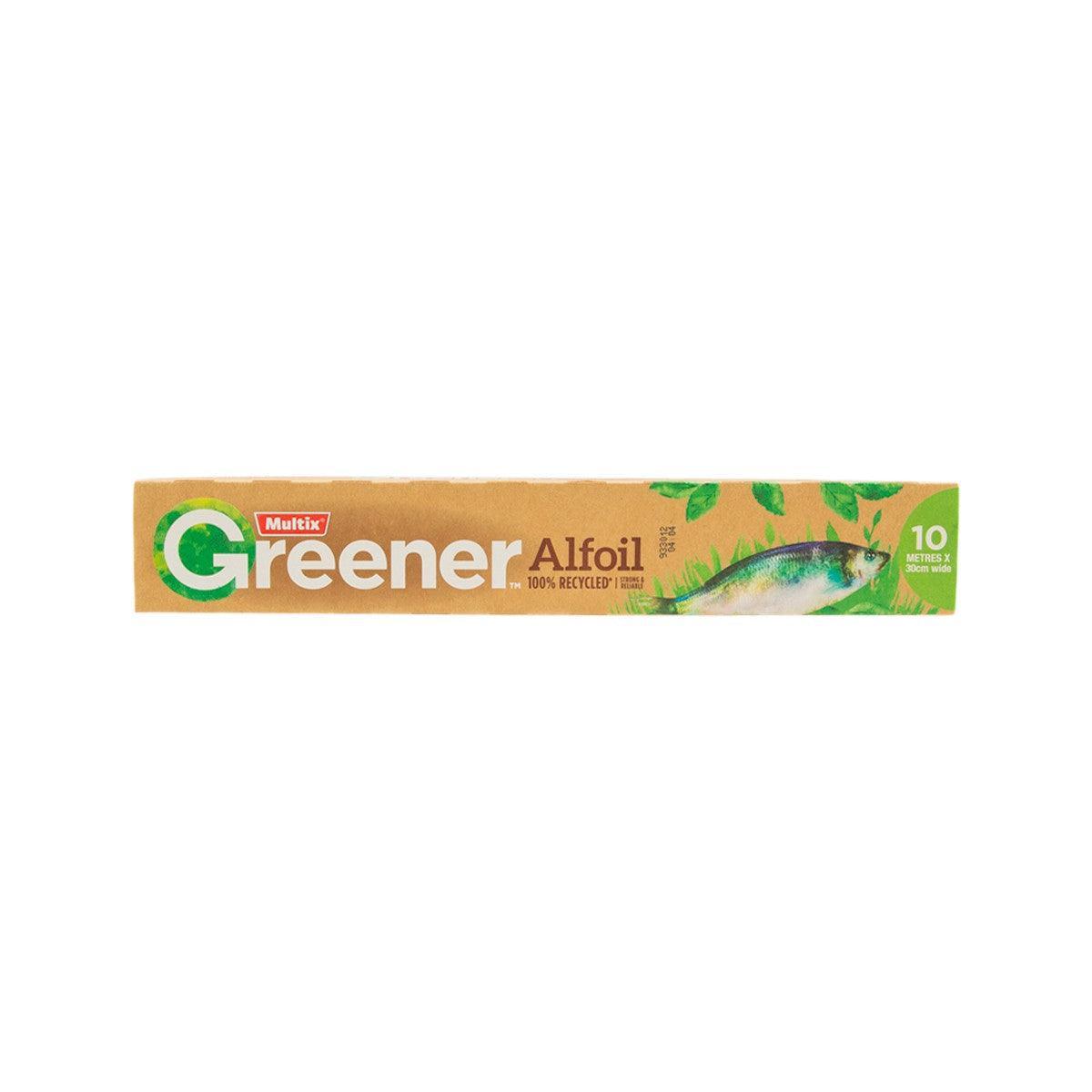 MULTIX Greener non-stick Alfoil roll wrap, 10 m, recycled foil packaging
