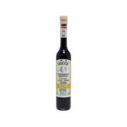 Gocce organic balsamic glaze bottle with cork top and dark liquid, 100 mL