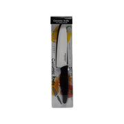 6-inch black ceramic chef knife in clear retail package