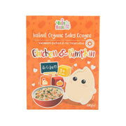 BABY BASIC organic instant baby congee sachet, chicken & pumpkin, 2 x 150g