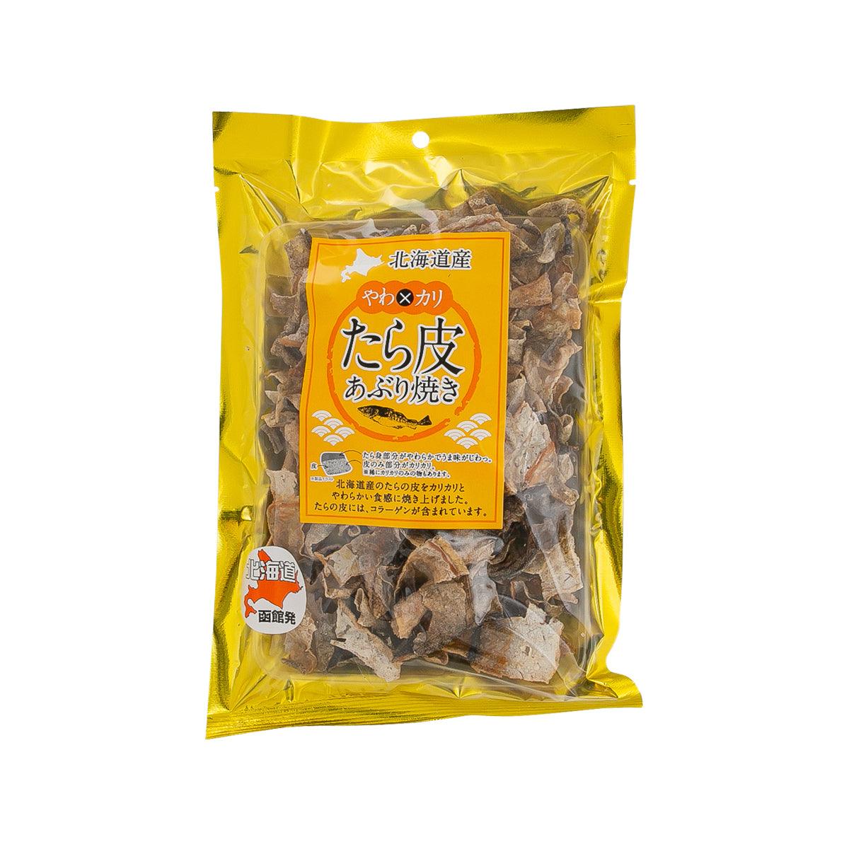 Grilled cod skin snack in yellow sealed pouch (60 g)