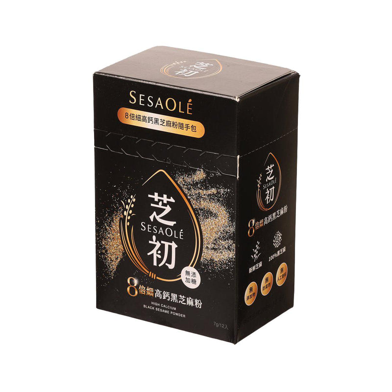 SESAOLE Hi Calcium Black Sesame Powder  (12 x 7g)