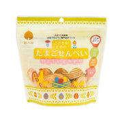 Plain egg cracker in sealed pouch with colorful wrapper design