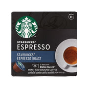 Dark roast espresso coffee capsules pack, Starbucks Espresso Roast, Dolce Gusto compatible