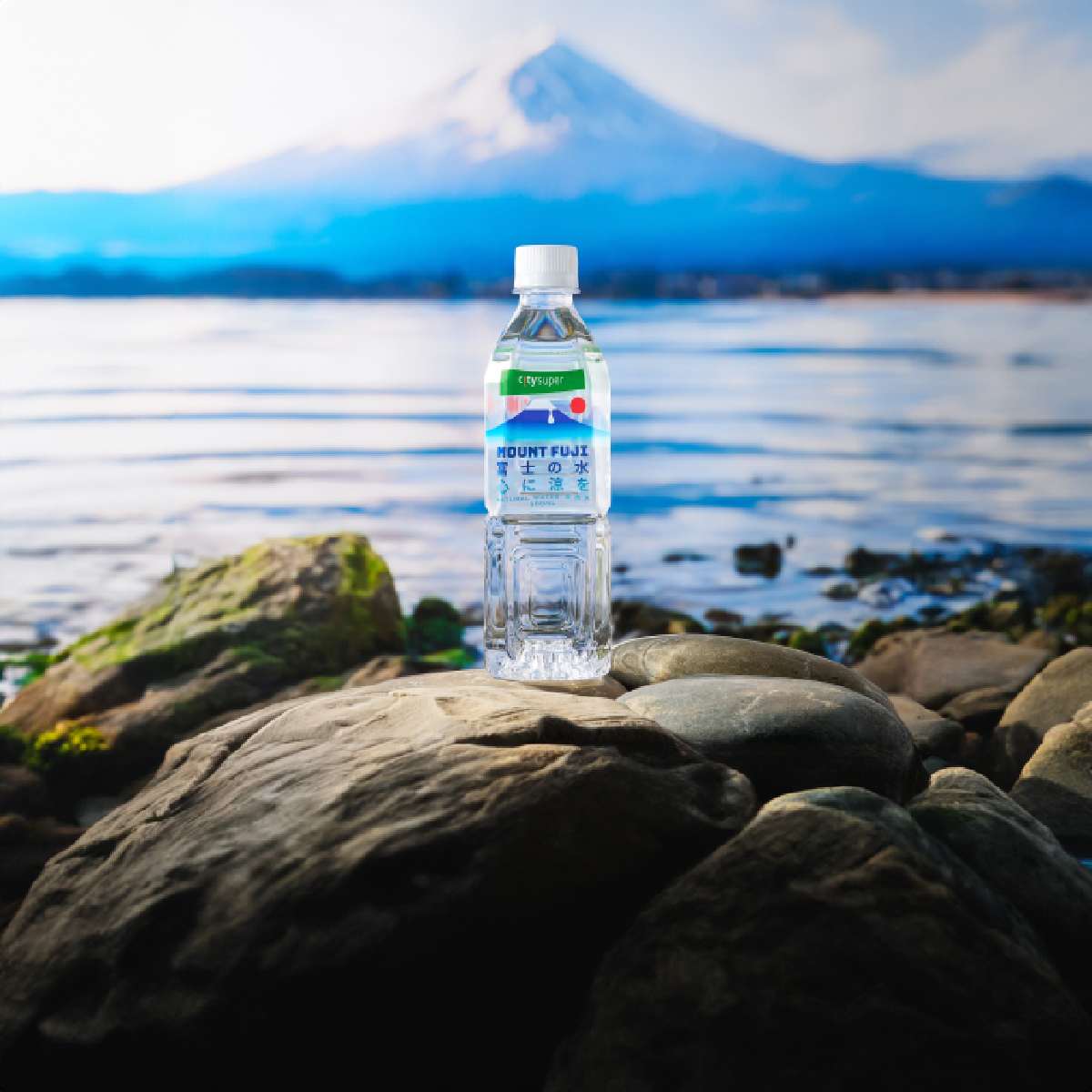 CITYSUPER Mount Fuji natural water 500 mL clear plastic bottle