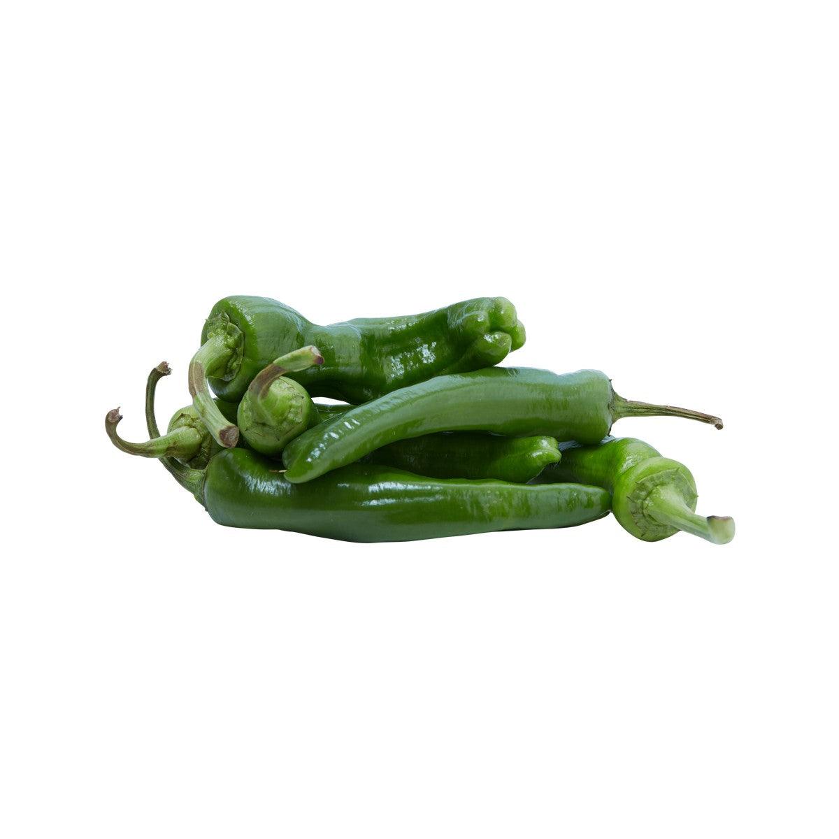 Italian friggitelli peppers, fresh green whole peppers