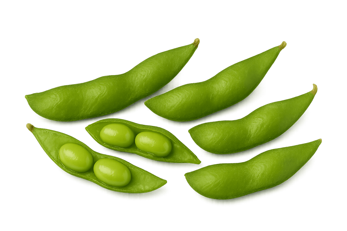 Japanese edamame bean pods with green soybeans, 500g