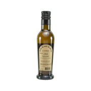 Pecan nut oil bottle by LE BLANC, amber glass with black cap and front label