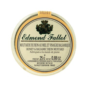 EDMOND FALLOT honey & balsamic Dijon mustard jar lid label