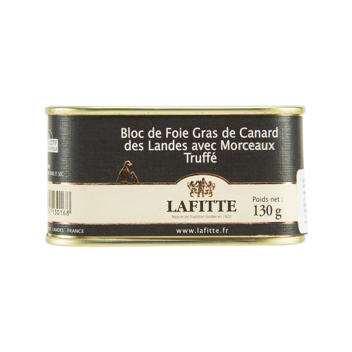 LAFITTE duck foie gras tin with truffles, 130 g