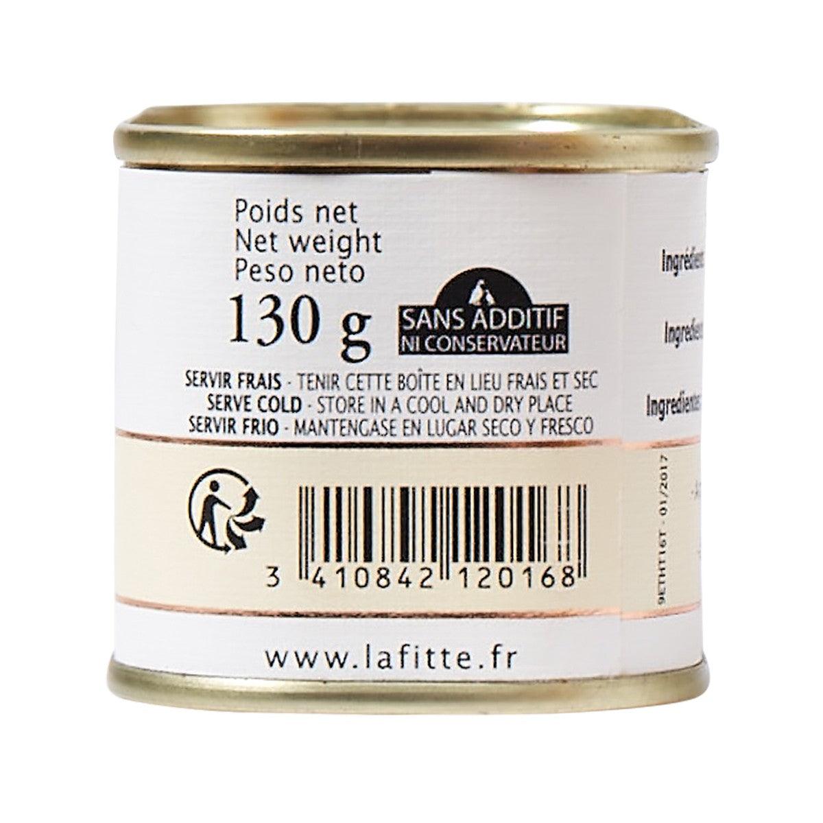 LAFITTE whole goose foie gras tin, 130 g