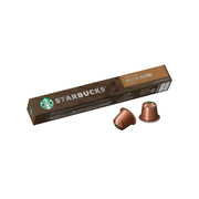 STARBUCKS House Blend Lungo coffee capsule box with two copper capsules