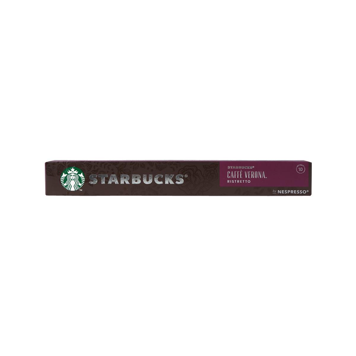 STARBUCKS Caffe Verona coffee capsules box, Nespresso-compatible, 10 count