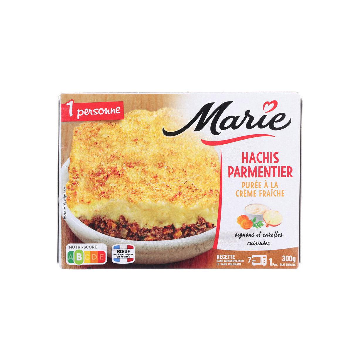 MARIE shepherd's pie 300g box with photo of baked pie and red serving label
