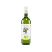 LE PETIT BERET non-alcoholic organic Sauvignon Blanc wine bottle, 750 mL