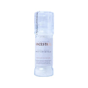 Natural spring salt crystal grinder bottle, with ANCESTRAL label and transparent cap