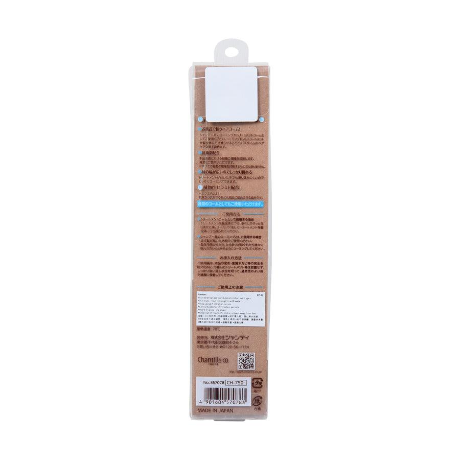 Bath time hair care comb packaging back, product label and barcode
