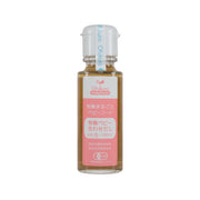 AJISEN baby organic mixed-vegetable dashi soup stock in glass bottle with blue cap and pink label