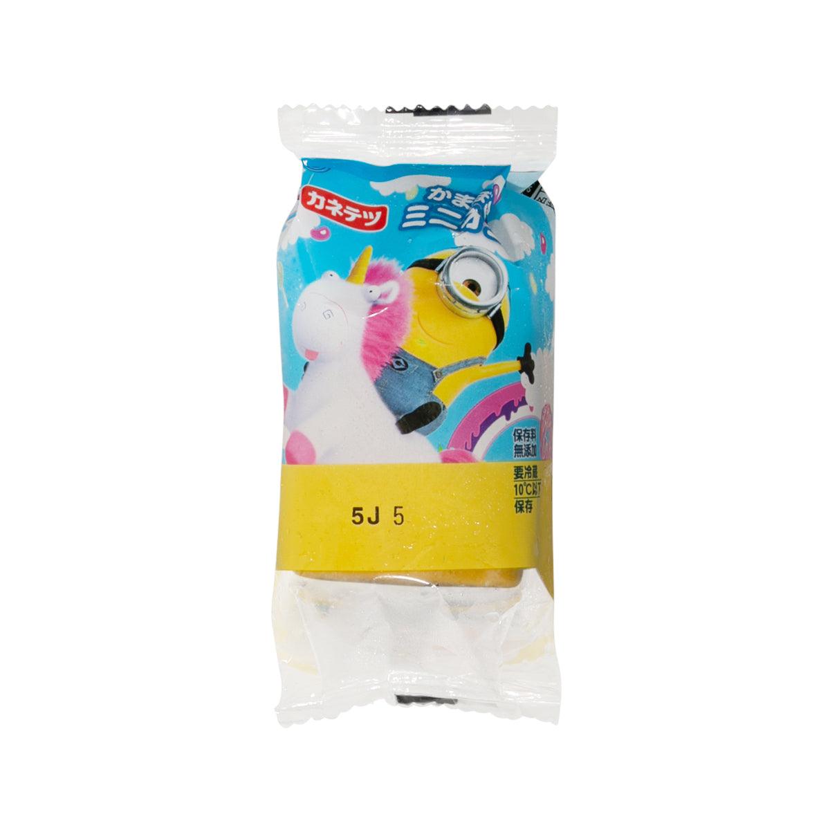 Minions-shaped steam fish cake, yellow-and-blue character package