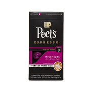 PEET'S Ricchezza espresso capsules box, medium roast, intensity 8, 10 capsules