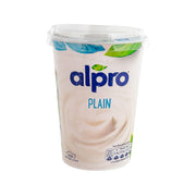 ALPRO plain soy yogurt tub, 500 g, sealed plastic container