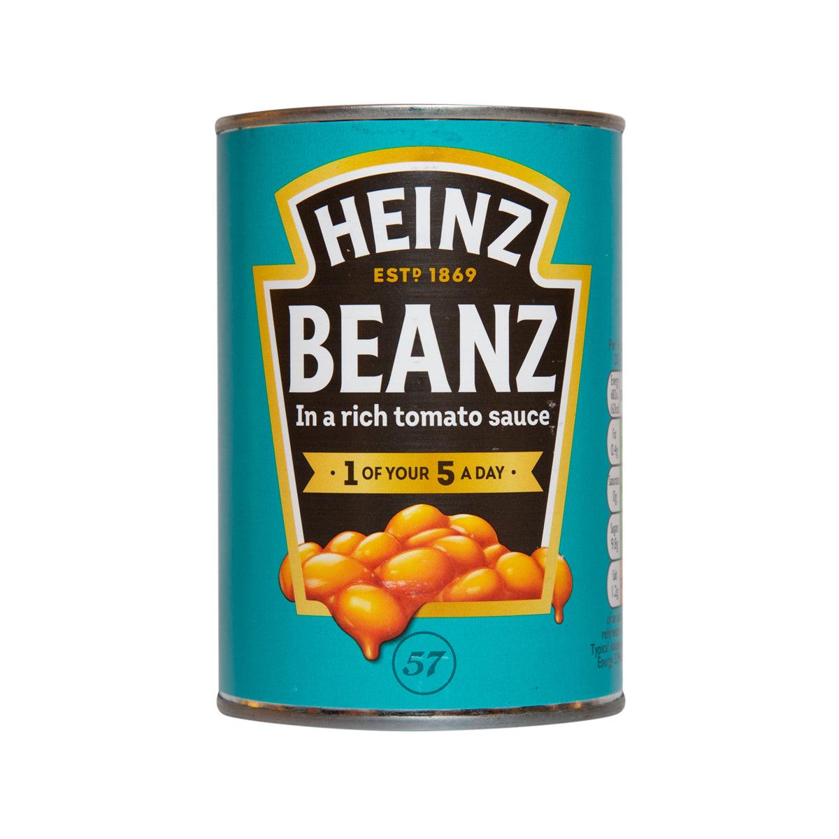 HEINZ baked beans in tomato sauce can, 415g, teal label