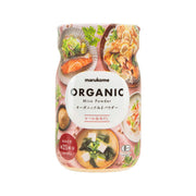 MARUKOME organic miso powder pouch with front label, bonito & kelp stock flavor