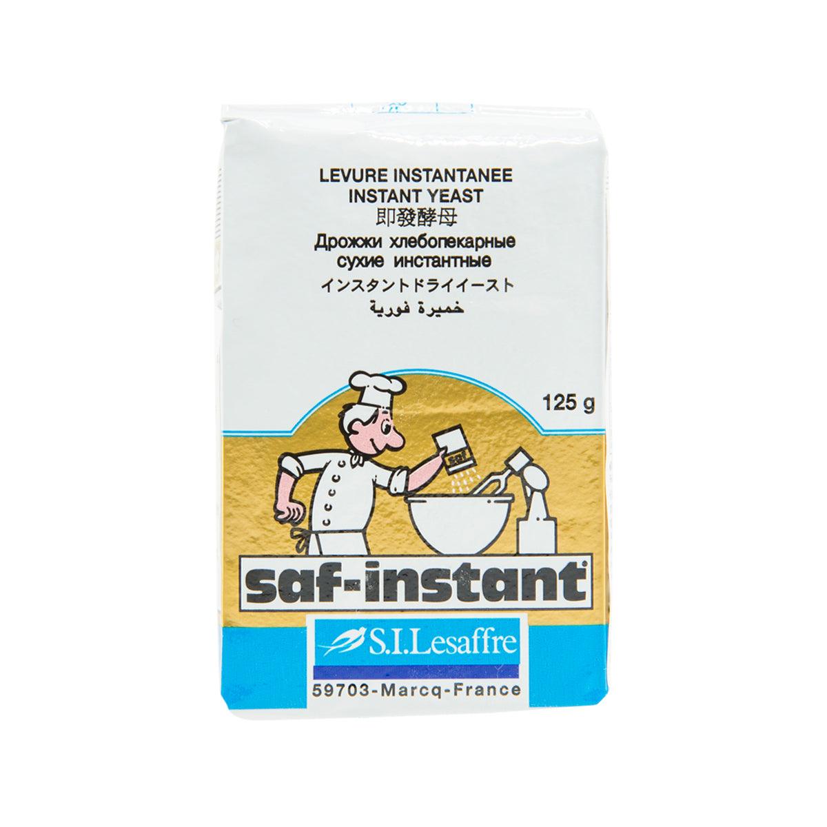 SAF-INSTANT instant dry yeast packet, 125 g, front with chef illustration