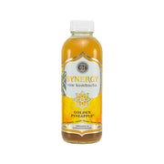 GT'S Synergy golden pineapple raw kombucha bottle, 473 mL