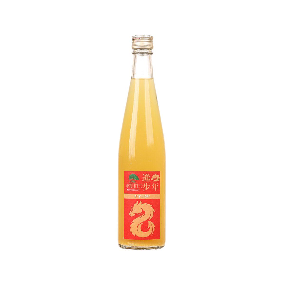 RINGOWORK Toki apple juice bottle, 500 mL, yellow drink in clear glass