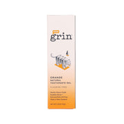 GRIN kids orange toothpaste gel box, fluoride-free, 70 g