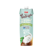 Unsweetened coconut milk drink carton, UFC Velvet, 1L plant-based calcium, dairy-free