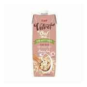 UFC Velvet oat milk, unsweetened 1L carton with plant-based label