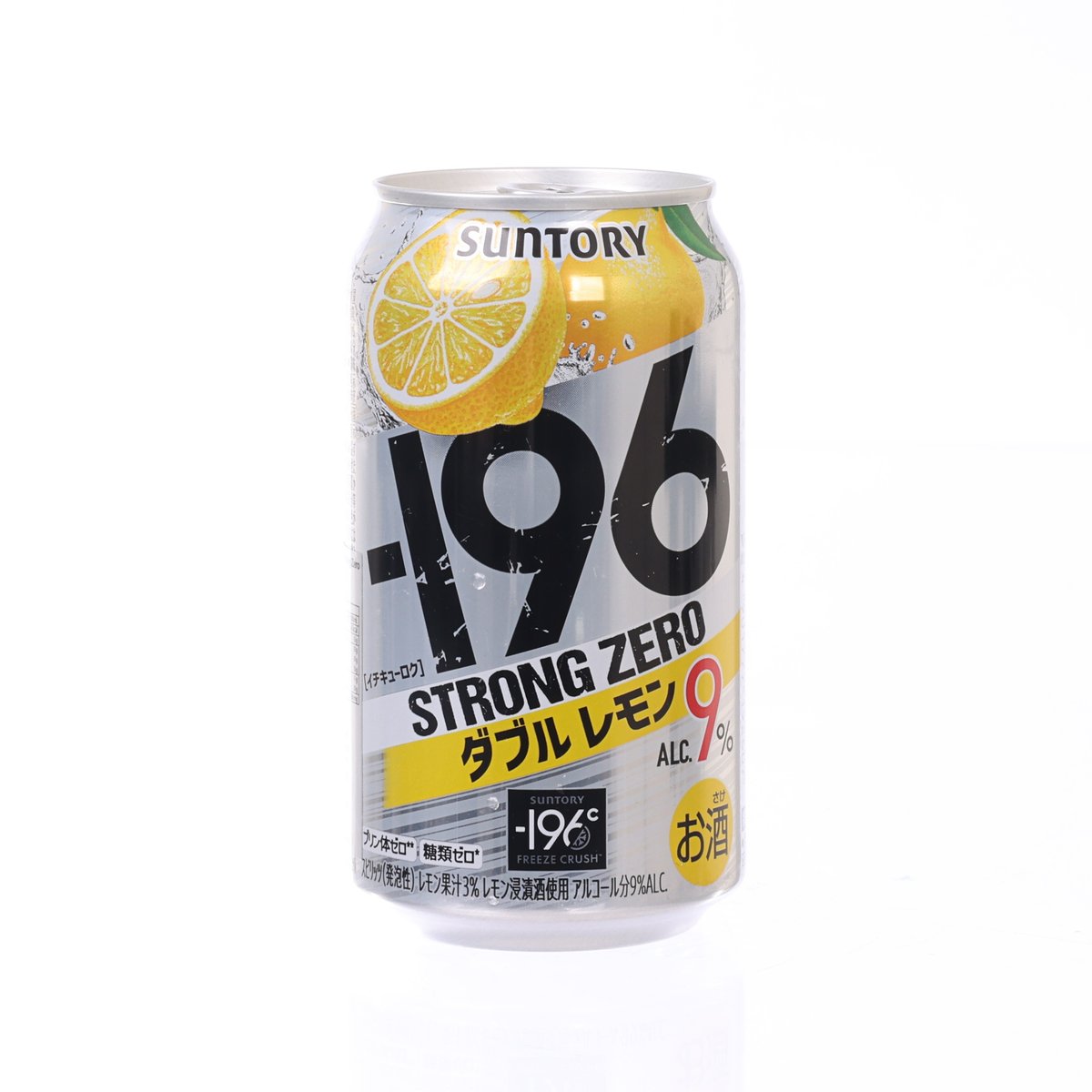 SUNTORY Strong Zero double lemon 350 mL slim aluminum can, Alc 9%