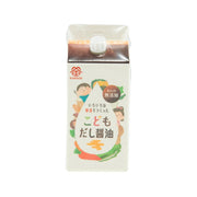 KAMADA children's soy sauce with vegetable stock pouch, white, with screw cap