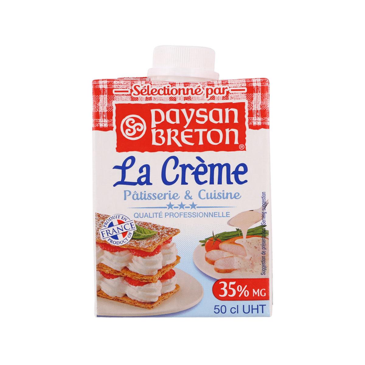 PAYSAN BRETON whipping cream carton, 500 ml, 35% fat, UHT