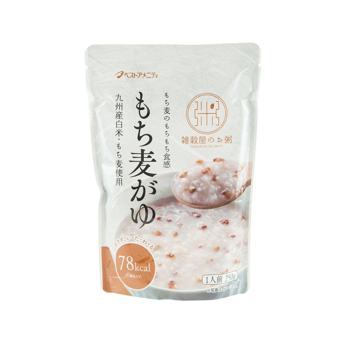 Japanese glutinous barley & rice congee mix pouch, 250g, front view