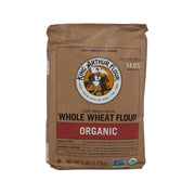 KING ARTHUR Organic whole wheat flour bag, 2.27 kg, front label and logo