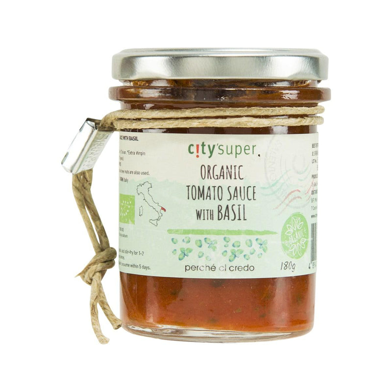 CITYSUPER X PERCHE CI CREDO Organic Tomato Sauce with Basil  (260g)