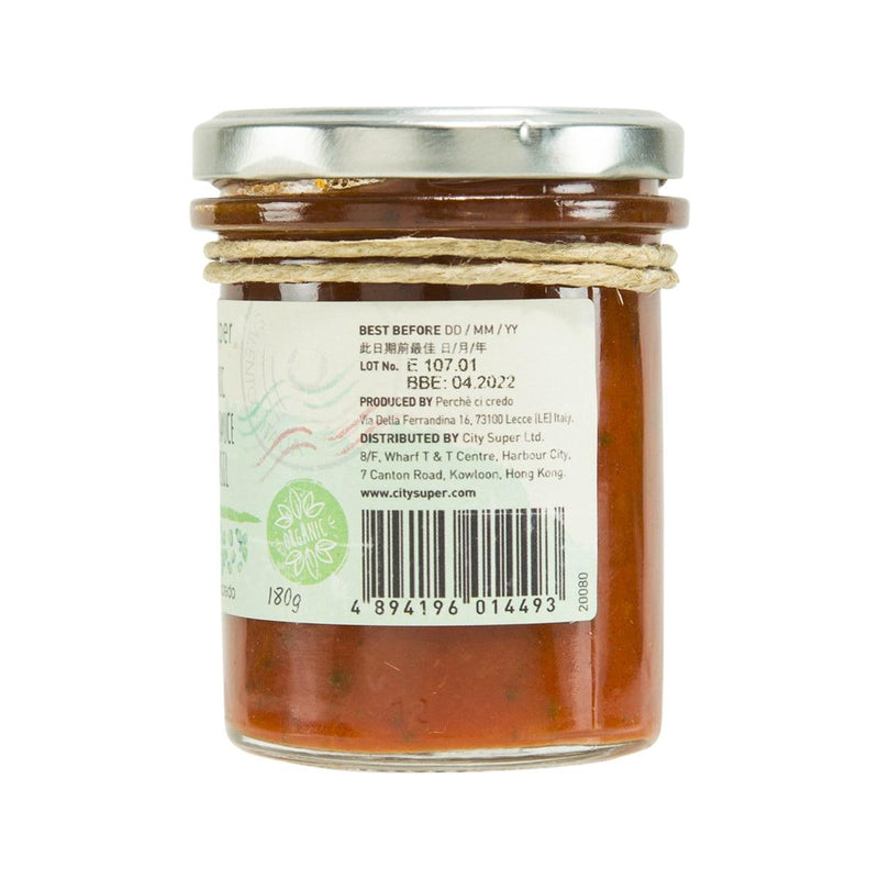CITYSUPER X PERCHE CI CREDO Organic Tomato Sauce with Basil  (260g)