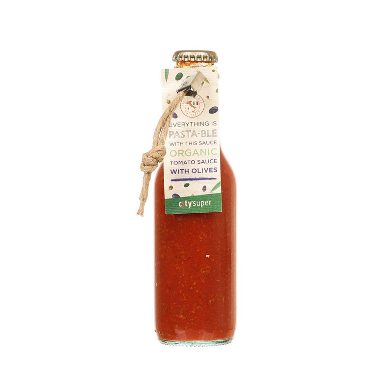 CITYSUPER X PERCHE CI CREDO Organic Tomato Sauce with Olives  (260g)