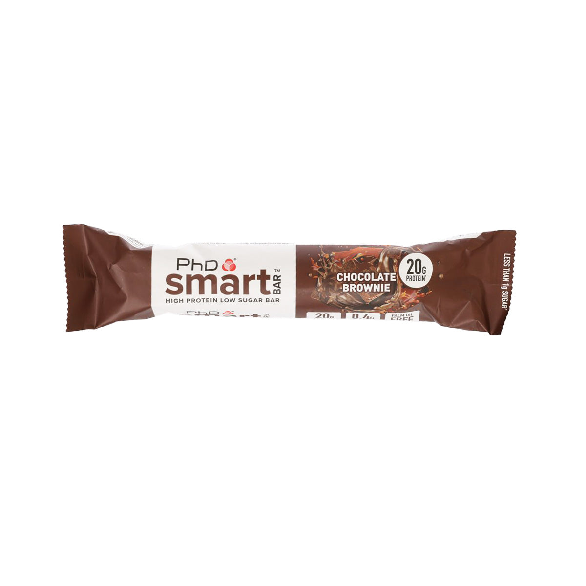 Dark chocolate brownie protein bar, brown PHD Smart wrap (64 g)