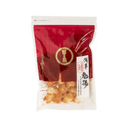 Packaged oniage rice crackers in red and clear resealable bag, 50g