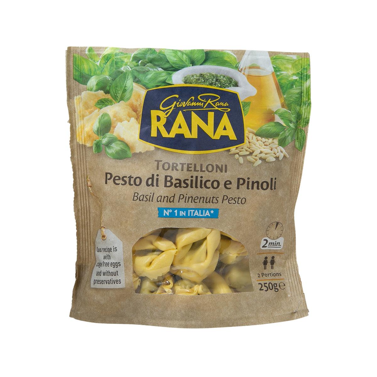 Giovanni Rana tortelloni pasta pouch with basil and pine nut pesto, 250g