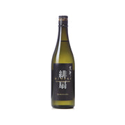 Dark green sake bottle with KUROUSHI label and gold cap