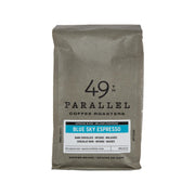 49TH PARALLEL Blue Sky Espresso dark roast coffee bean bag, 340g