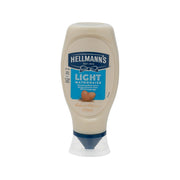 HELLMANN'S Light mayonnaise bottle (430 mL), cream with blue label
