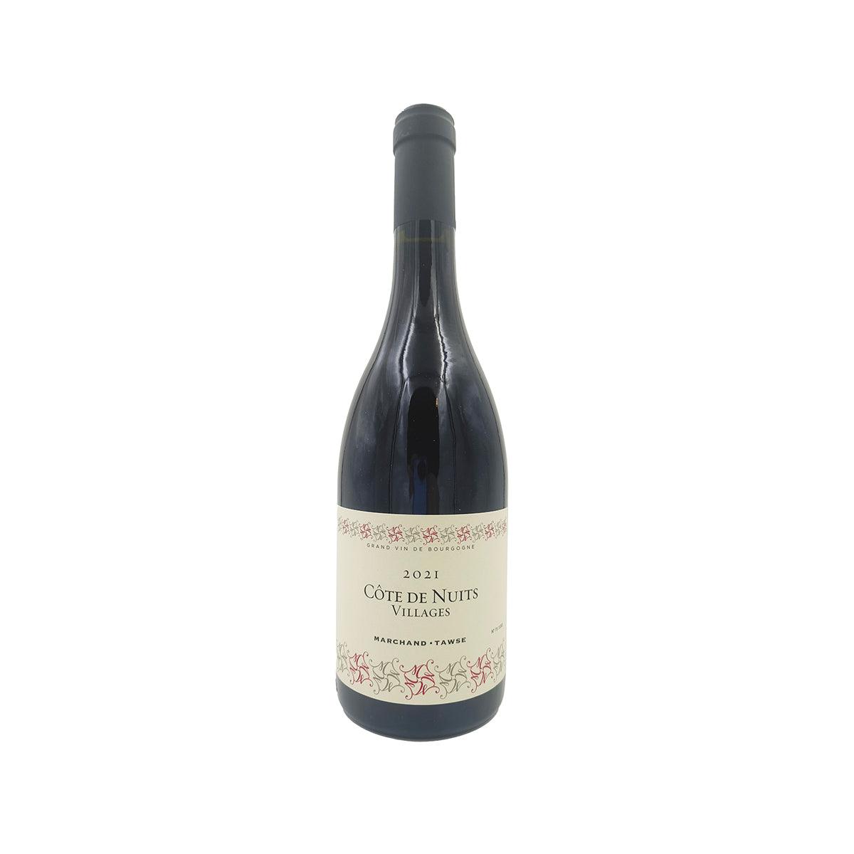 MAISON MARCHAND TAWSE Cote de Nuits Villages 2021 red wine bottle, 750 mL